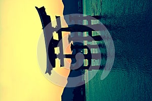 Torii gate at Miyajima, Japan