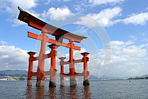 Torii at Miyajima photo