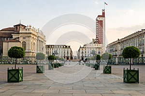 Torino, Piazza Castello and Palazzo Madama