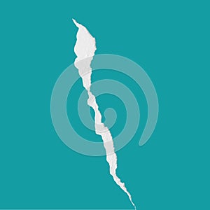 Torn blue paper background