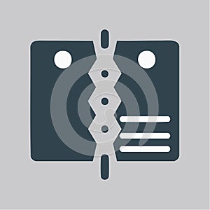 Torn Document Icon for Contract Cancellation