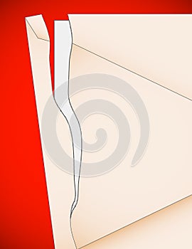 Torn Envelope Background