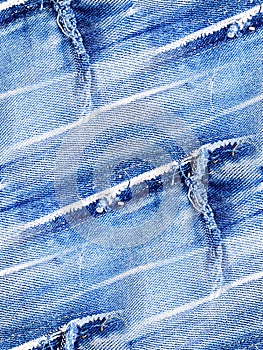 Torn jeans texture - seamless background