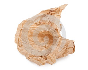 Torn paper bag