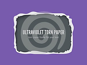 Torn paper realistic vector illustration