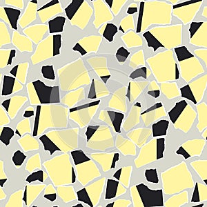 Torn paper scraps flat vector seamless pattern