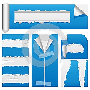 Torn Paper Set 2