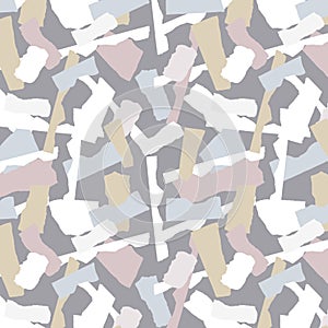 Torn paper style pattern design. Seamless Repeating Pattern.