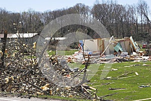 Tornado damage 1m