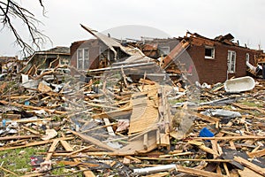 Tornado Damaged House Joplin Mo