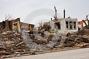 Tornado Damaged House Joplin Mo