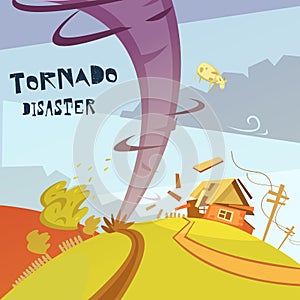 Tornado Disaster Illustration