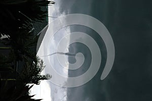 Tornado forming photo