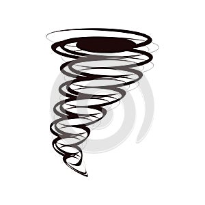 Tornado icon design template vector isolated illustration