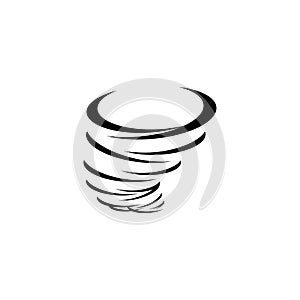 tornado icon logo vector design