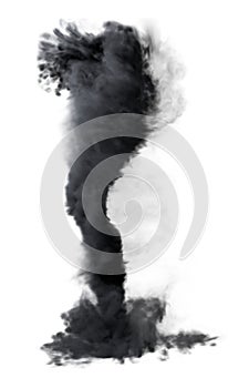 Tornado illustration isolated on white background