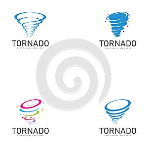 Tornado logo symbol vector illustration design