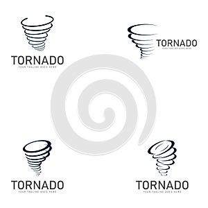 Tornado logo symbol vector illustration design