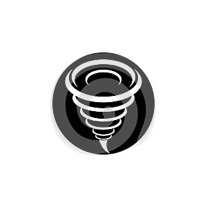 Tornado logo template symbol vector illustration
