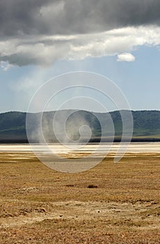Tornado in Ngorongoro Conservation Area