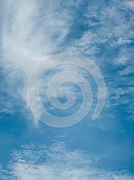 Tornado vortex spining in the sky