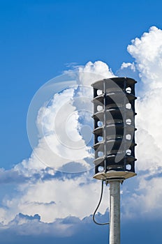 Tornado warning siren