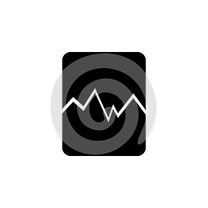 Torned Sheet Flat Vector Icon