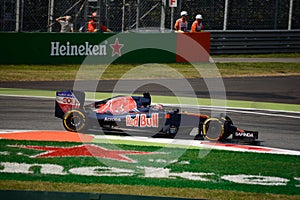 Toro Rosso Formula 1 at Monza driven by Daniil Kvjat