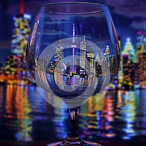 Toronto Canada, City Diorama Part of our cities in a glass series