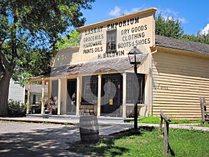 Toronto, Canada - 08 11 2011: Exterior of the 19th-century Laskay Emporium, the general store and post office building