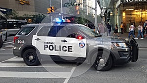 Police car in Toronto