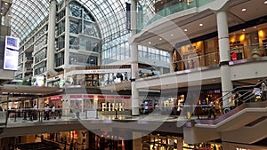 Eaton center shopping mall in Toronto