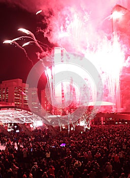 Toronto City Hall Fireworks