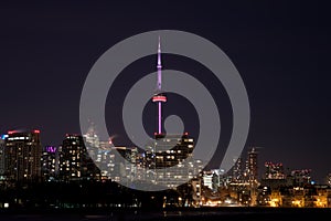 Toronto city at night