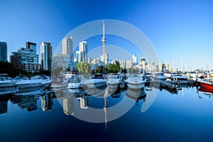 Toronto city skyline, Ontario, Canada