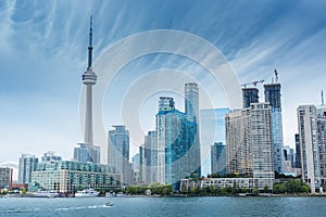 Toronto city skyline, Ontario, Canada