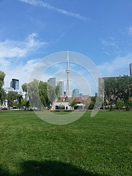 Toronto cn tower canada  photo