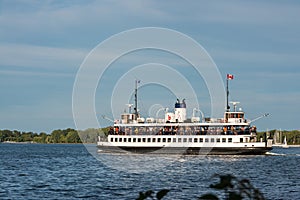 Toronto Ferry at Lake Ontario from Center Island