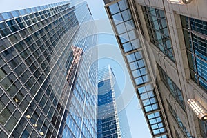 Toronto financial district skyline and modern architecture