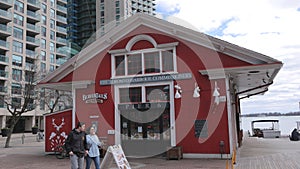 The Toronto Harbour commissioners at Pier 6 in Toronto - TORONTO, CANADA - APRIL 15, 2024