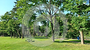 Toronto High Park landscape view