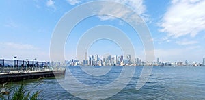 Toronto Islands Lookout at Downtown Toronto at morning time