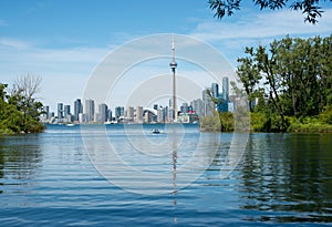 Toronto skyline from center island