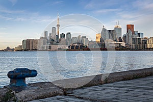 Toronto skyline at the morning