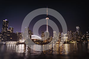 Toronto Skyline at Night photo