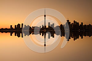 Toronto Skyline Reflection
