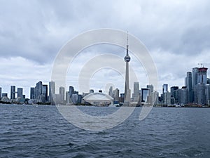 Toronto skyline, Canada seen from the ferry