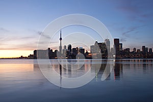 Toronto Skyline at Sunset