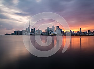 Toronto Skyline at Sunset