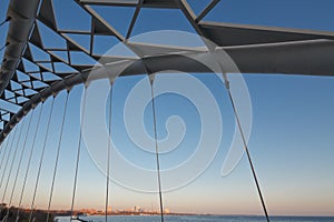 Toronto view from Humber Bridge